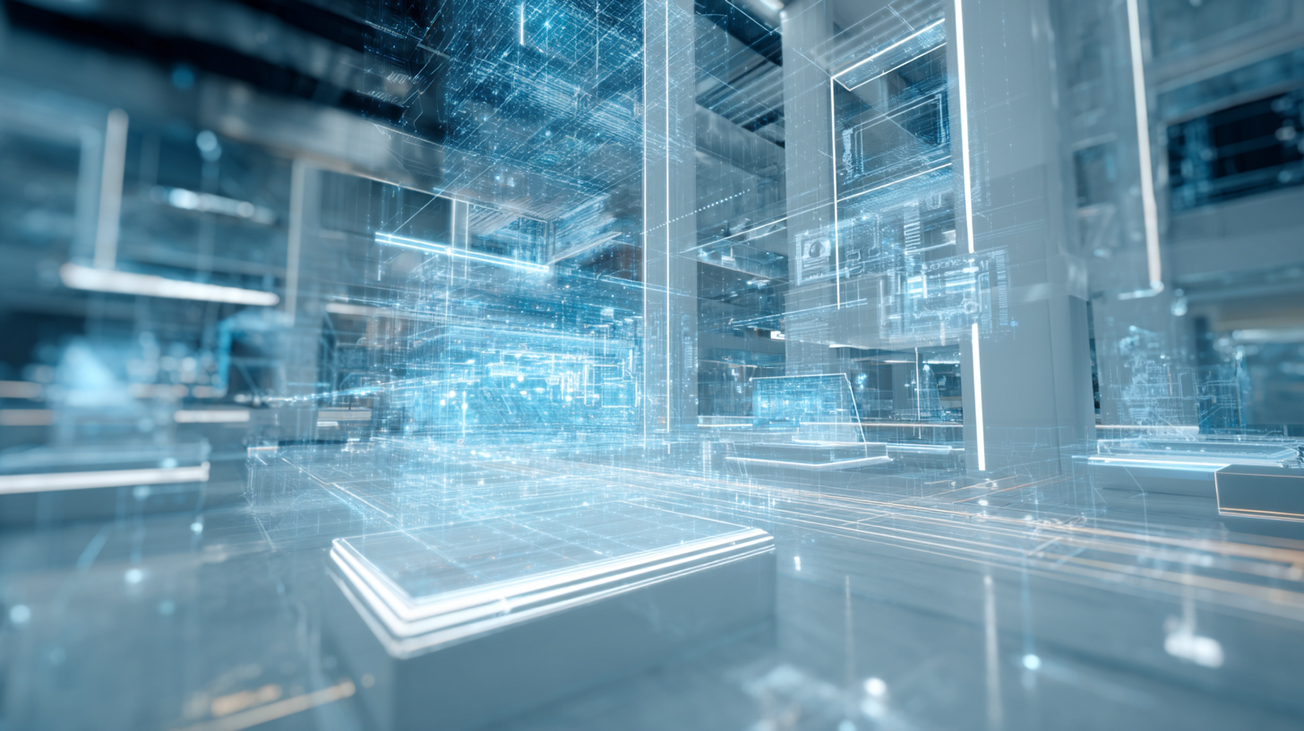 L'immagine illustrativa mostra un ambiente informatico con soluzioni NDR agentless di cybersecurity nella convergenza OT/ IT